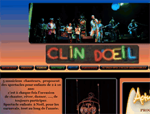 Tablet Screenshot of clindoeil.com